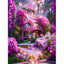 Diamond Painting-Rosa Heimat