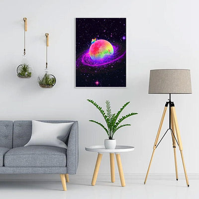 Diamond Painting-Rosa Planet