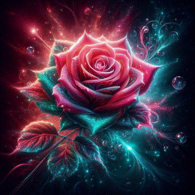 Diamond Painting-Rosa Rose - Jetzt bei diamondspainting kaufen