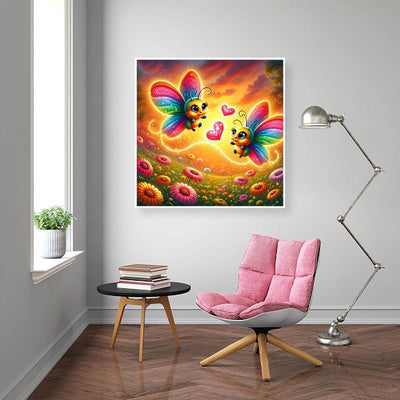 Diamond Painting-Schmetterlinge der Liebe