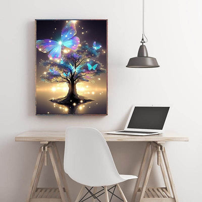 Diamond Painting-Schmetterlinge des Lichts
