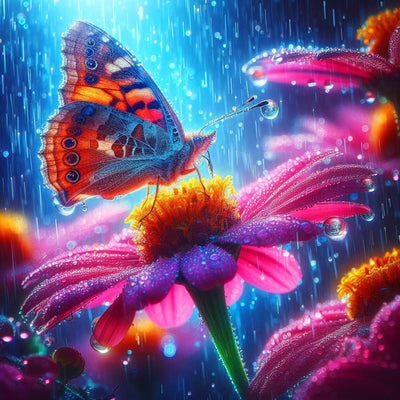 Diamond Painting-Schmetterlingstropfen - Jetzt bei diamondspainting kaufen