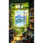 Diamond Painting-Seeblick aus dem Fenster