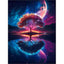 Diamond Painting-Spiegelung des Sees
