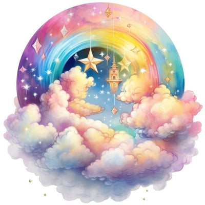 Diamond Painting-Sterne über den Wolken - Jetzt bei diamondspainting kaufen