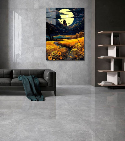 Diamond Painting-Sternennacht im Kornfeld
