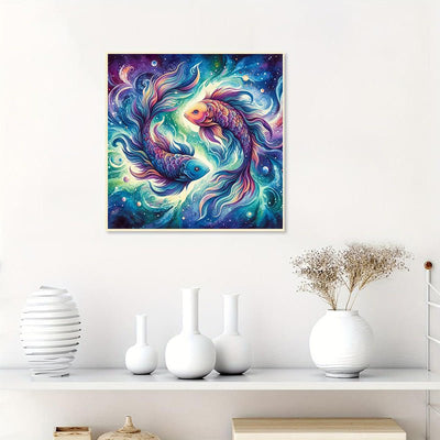 Diamond Painting-Sternzeichen Fische