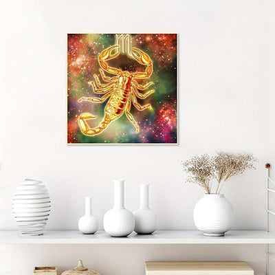 Diamond Painting-Sternzeichen Skorpion