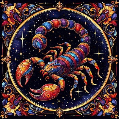 Diamond Painting-Sternzeichen Skorpion - Jetzt bei diamondspainting kaufen