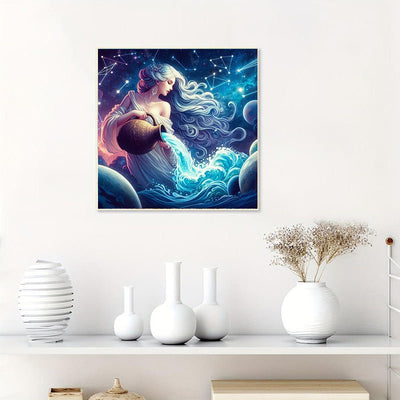 Diamond Painting-Sternzeichen Wassermann
