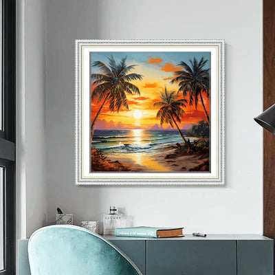 Diamond Painting-Strand Landschaft - Jetzt bei diamondspainting kaufen