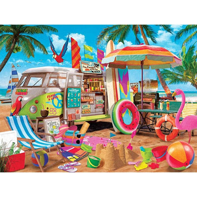 Diamond Painting-Strandcamper-Truck