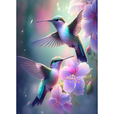 Diamond Painting-Tanz der Kolibris