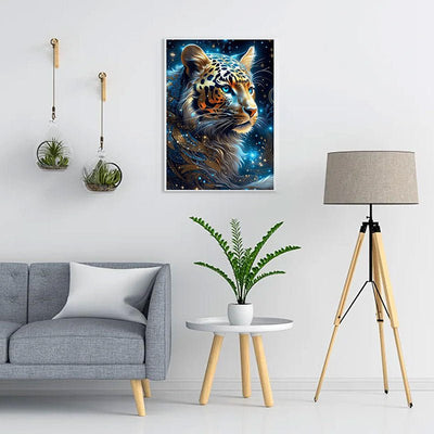 Diamond Painting-Tiger im Schnee