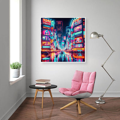 Diamond Painting-Tokyo Neonlichter