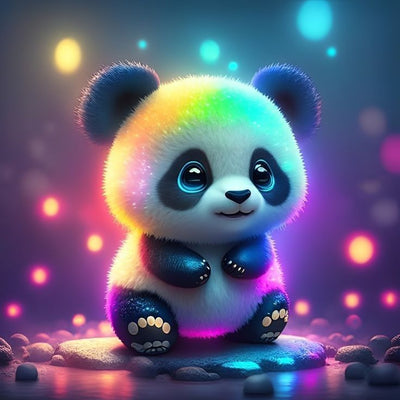 Diamond Painting-Träumender Panda - Jetzt bei diamondspainting kaufen