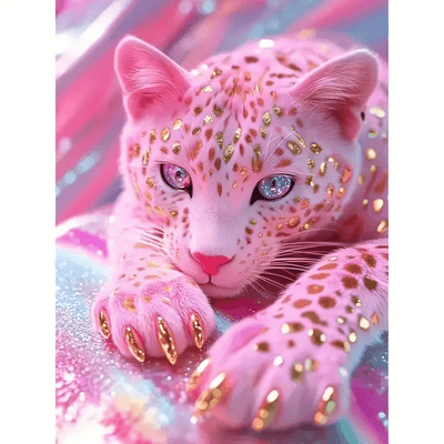 Diamond Painting-Traumfänger-Panther - Jetzt bei diamondspainting kaufen