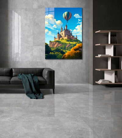 Diamond Painting- Traumschloss auf dem Hügel