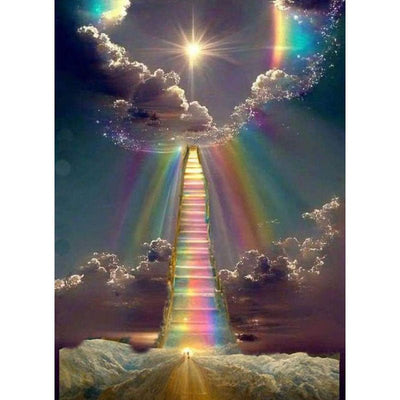 Diamond Painting-Treppe zum Himmel