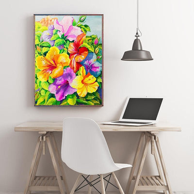 Diamond Painting-Tropenblüte