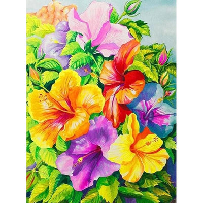 Diamond Painting-Tropenblüte