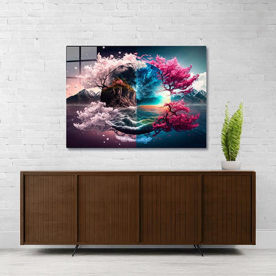 Diamond Painting-Vier Jahreszeiten im Gleichgewicht