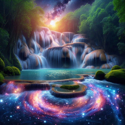 Diamond Painting-Wasserfall - Jetzt bei diamondspainting kaufen