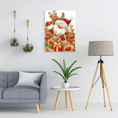 Diamond Painting-Weihnachtsfoto
