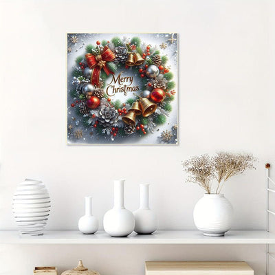 Diamond Painting-Weihnachtskranz