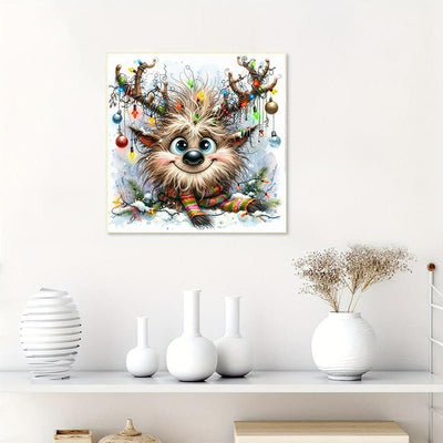 Diamond Painting-Weihnachtsrentier