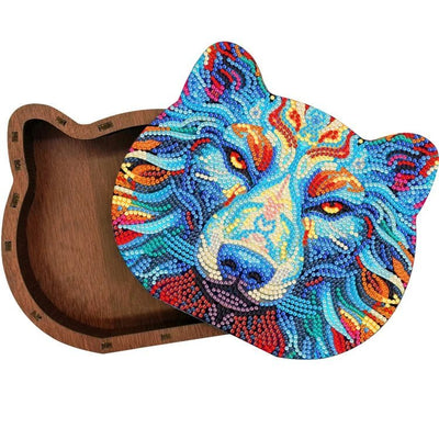 Diamond Painting-Wolf Aufbewahrungsbox - Jetzt bei diamondspainting kaufen