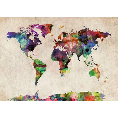 Diamond Painting-World Map