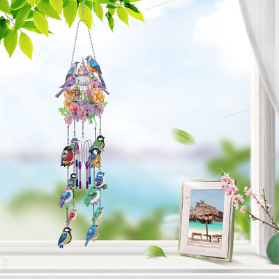 DIY Diamantmalerei doppelseitiges 3D-Windspiel-Anhänger-Aufhängeset - Jetzt bei diamondspainting kaufen