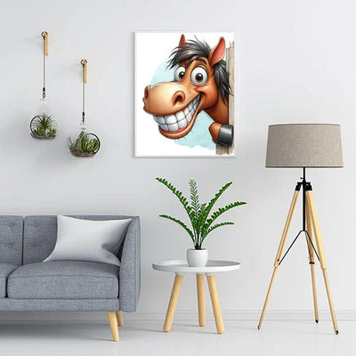 GRATIS Diamond Painting - Glückspony