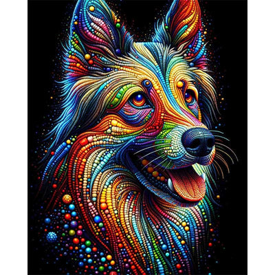 GRATIS Diamond Painting - Jagdhund