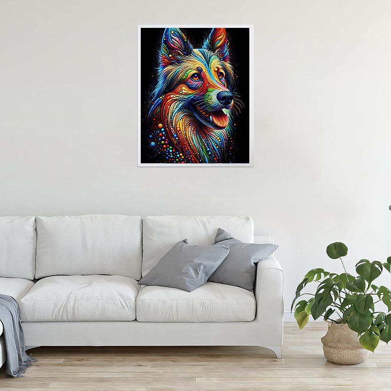 GRATIS Diamond Painting - Jagdhund