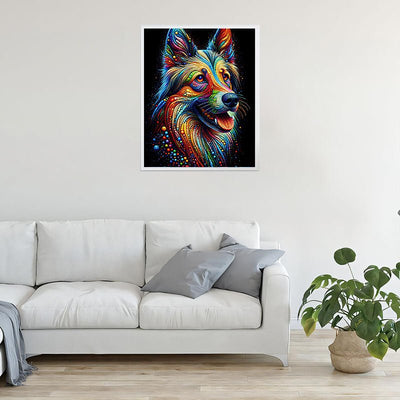 GRATIS Diamond Painting - Jagdhund