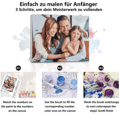 Malen nach Zahlen - Küstenstadt - Jetzt bei diamondspainting kaufen
