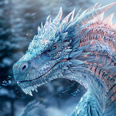 Strass-Frostdrache - Jetzt bei diamondspainting kaufen