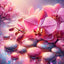 Rhinestone Landscape In Apple 