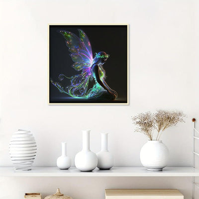 Rhinestone Landscape In Apple 