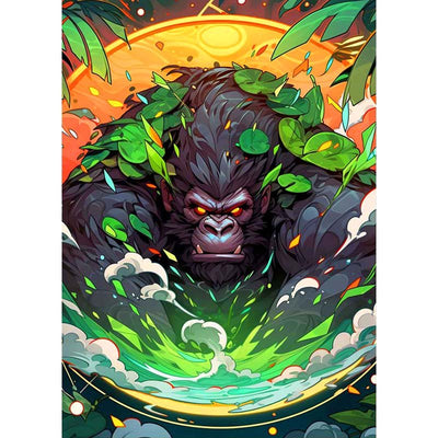 Strass-Wilder Gorilla