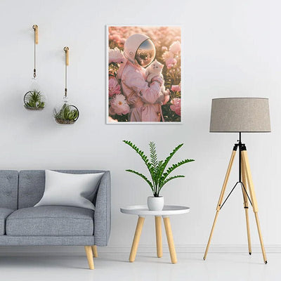 Voll AB Diamond Painting-Blüten und Unendlichkeit