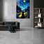 Voll AB Diamond Painting- Katze in der Sternennacht