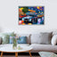 Voll AB Diamond Painting-Muscle Cars bei Nacht