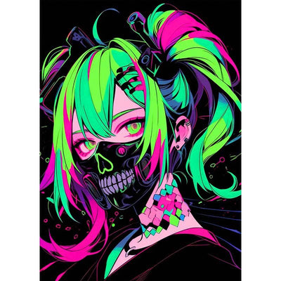 Voll AB Diamond Painting- Neon Rebel