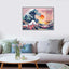 Voll AB Diamond Painting-Sakura und Wellen