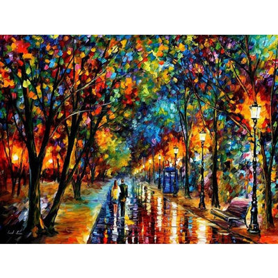 Voll AB Diamond Painting-Straßenansicht