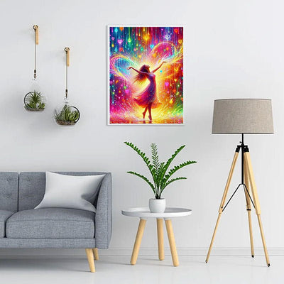 Voll AB Diamond Painting-Tanz des Lichts