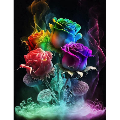 Voll AB Diamond Painting-Traumhafte Rosen